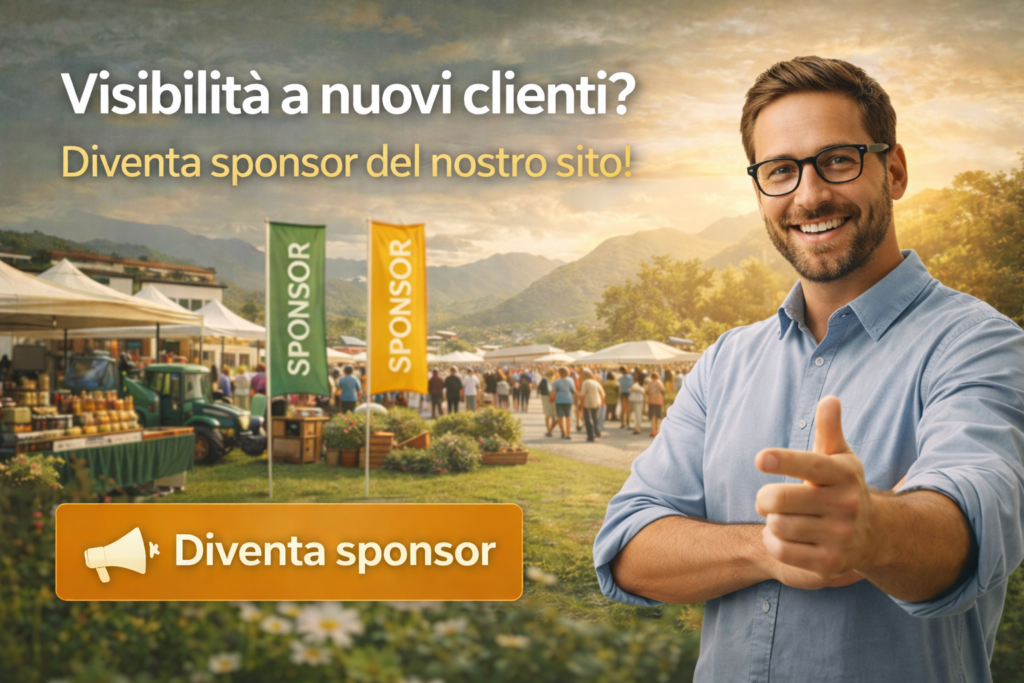 Promozione sponsor Dove Dormire Vicino: visibilità per strutture, aziende e attività legate al turismo e agli eventi
