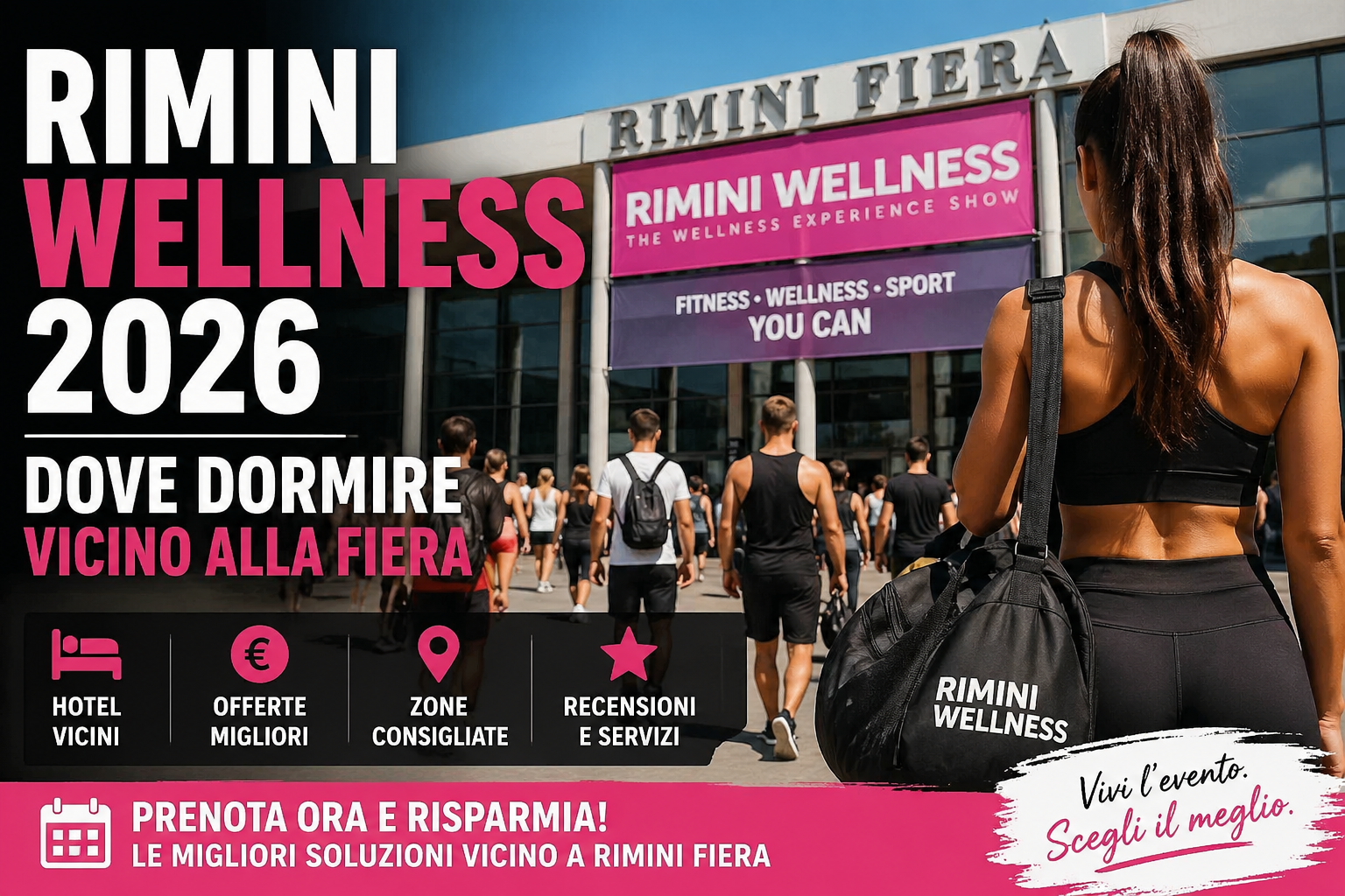 Rimini Wellness 2026: dove dormire vicino alla fiera