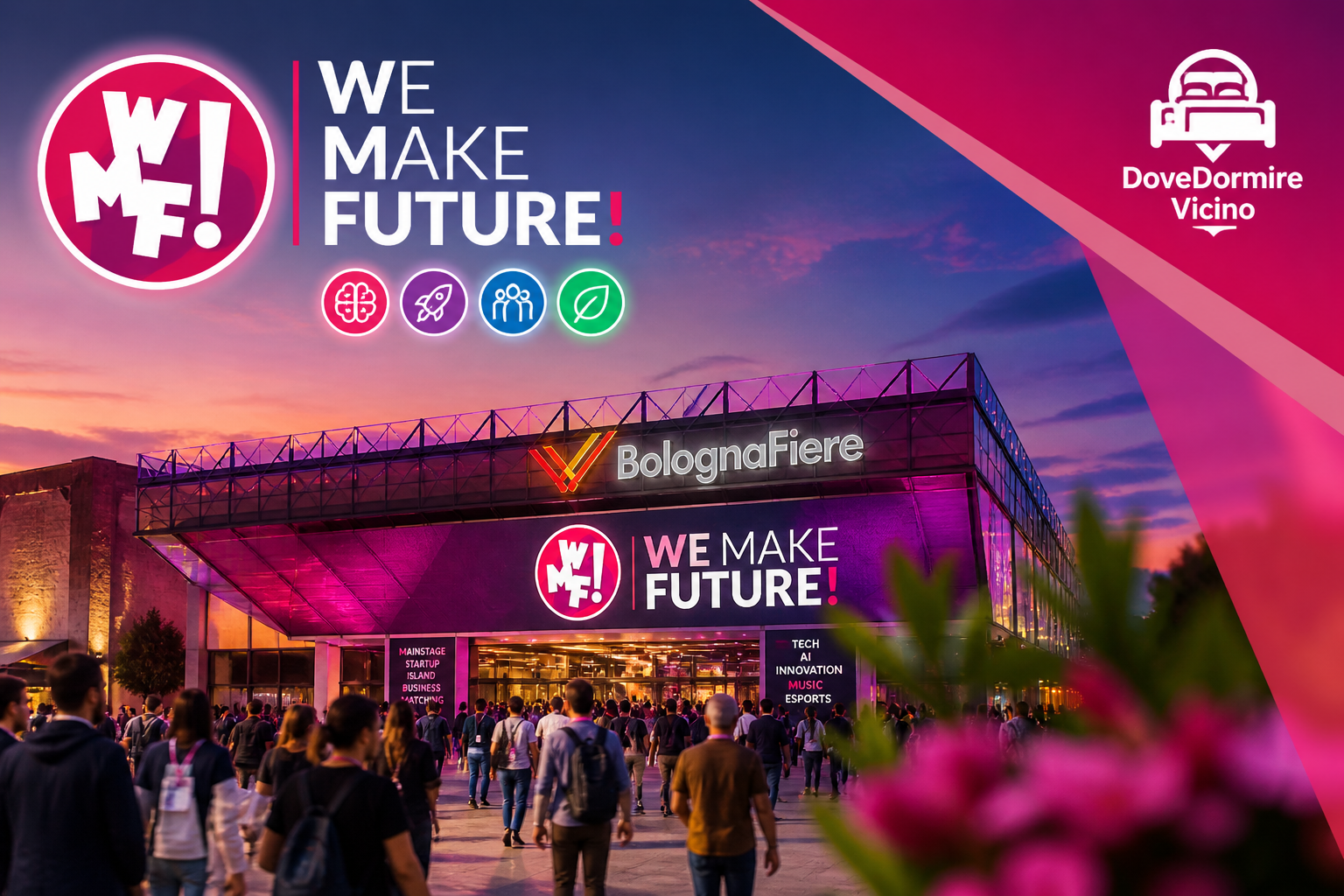 We Make Future 2026: dove dormire vicino alla fiera